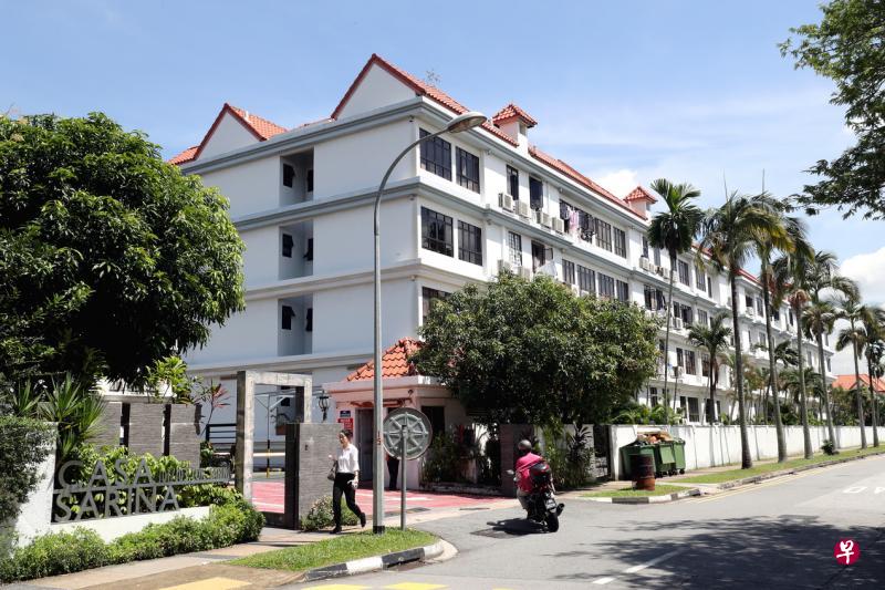 卡莎莎丽娜(Casa Sarina)是友诺士地区较大的私宅项目,共有138个单位。(陈来福摄) 卡莎莎丽娜(Casa Sarina)是友诺士地区较大的私宅项目,共有138个单位。(陈来福摄)