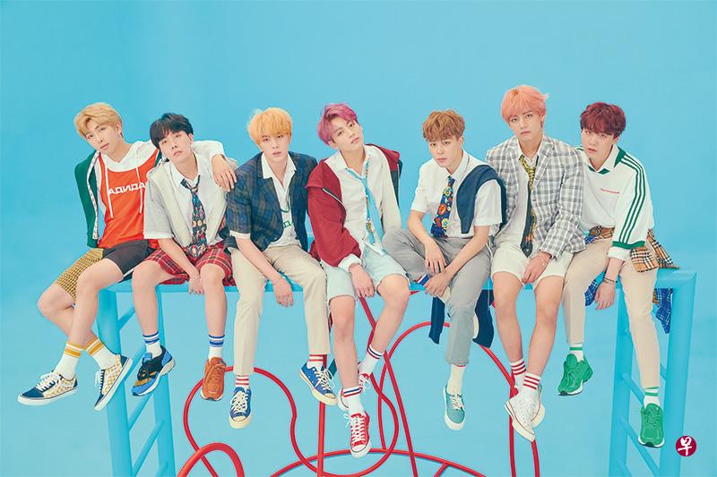 BTS打进全球市场,晋升为国际级偶像。(取自Big Hit Entertainment官网) BTS打进全球市场,晋升为国际级偶像。(取自Big Hit Entertainment官网)