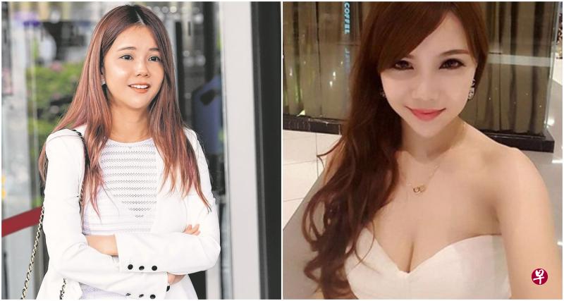 左图:紫琦今早以全身白色的名牌服饰装扮,在一名男亲友的陪同下出庭。(海峡时报) 右图:已婚的张紫琦曾参加2015年新加坡世界夫人获得季军。(互联网) 左图:紫琦今早以全身白色的名牌服饰装扮,在一名男亲友的陪同下出庭。(海峡时报) 右图:已婚的张紫琦曾参加2015年新加坡世界夫人获得季军。(互联网)