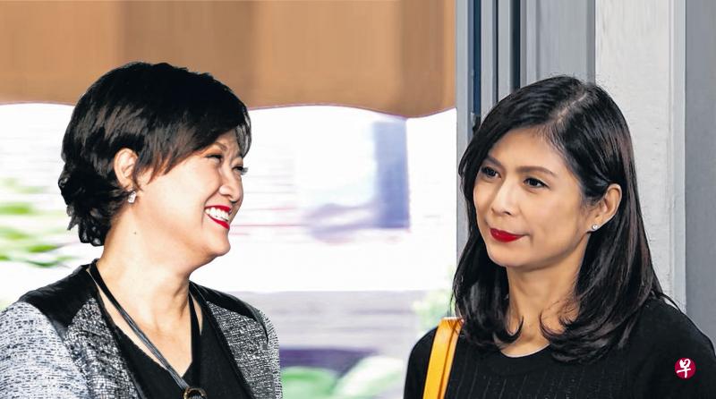 洪慧芳(左)和潘玲玲决裂引风波。(合成照片) 洪慧芳(左)和潘玲玲决裂引风波。(合成照片)