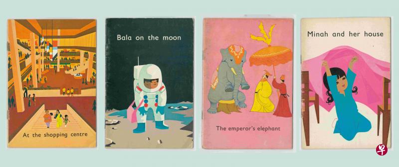 关山美绘制的一系列童书。(新加坡书籍理事会提供) 关山美绘制的一系列童书。(新加坡书籍理事会提供)