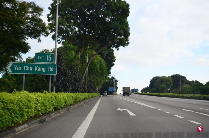 中央高速公路往实里达高速公路。(档案照) 中央高速公路往实里达高速公路。(档案照)