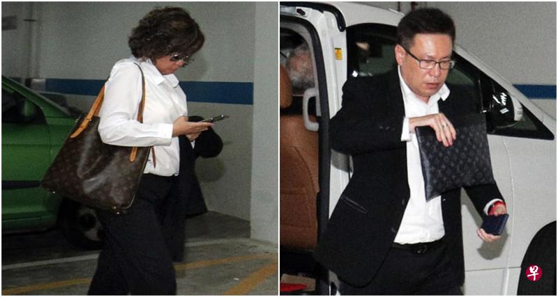 狮城夫妇温豪杰和妻子何莎莉(左)被指设立“包赢”投资计划行骗,遭香港女保险经纪起诉。(档案照) 狮城夫妇温豪杰和妻子何莎莉(左)被指设立“包赢”投资计划行骗,遭香港女保险经纪起诉。(档案照)