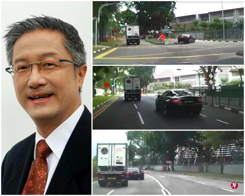 因不满受阻,闯堤逆行截停罗厘,国大教授杨伟聪危险驾驶被捕。(互联网) 因不满受阻,闯堤逆行截停罗厘,国大教授杨伟聪危险驾驶被捕。(互联网)