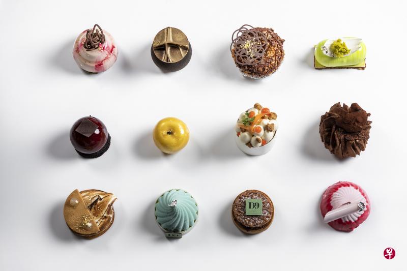 邱莉珊到巴黎和东京时,在旅途中受启发而创造的甜点作品。(受访者提供) 邱莉珊到巴黎和东京时,在旅途中受启发而创造的甜点作品。(受访者提供)