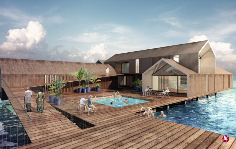 新加坡科技设计大学建筑助理教授庄庆华和设计顾问江芳茵从奎笼的概念联想出独特的海上多用途养老村。 新加坡科技设计大学建筑助理教授庄庆华和设计顾问江芳茵从奎笼的概念联想出独特的海上多用途养老村。