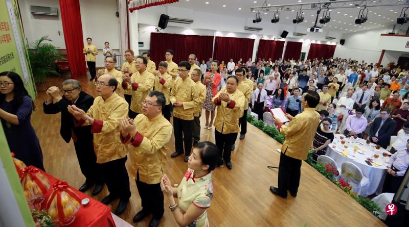 南洋孔教会于2018年10月6日举办孔子2569周年诞辰暨南洋孔教会104周年会庆晚宴。(档案照) 南洋孔教会于2018年10月6日举办孔子2569周年诞辰暨南洋孔教会104周年会庆晚宴。(档案照)