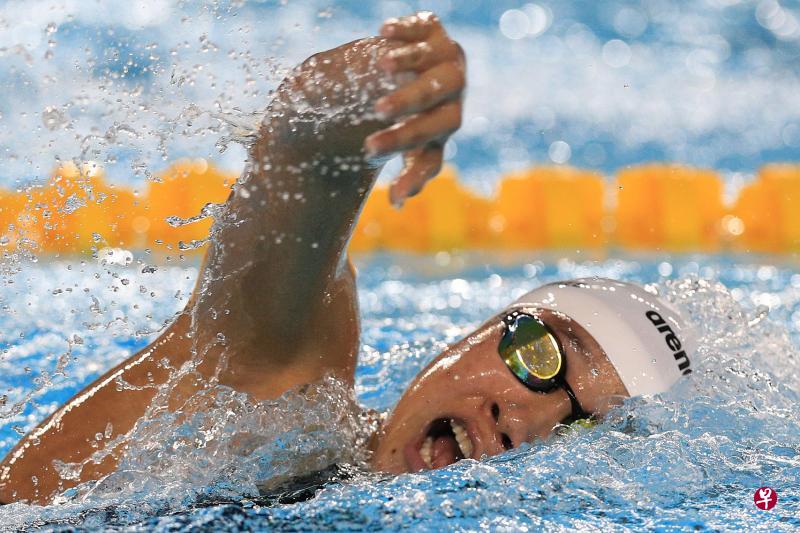 我国游泳小将颜欣慧以个人佳绩获得女子800米自由泳第六名。(全国奥理会提供) 我国游泳小将颜欣慧以个人佳绩获得女子800米自由泳第六名。(全国奥理会提供)