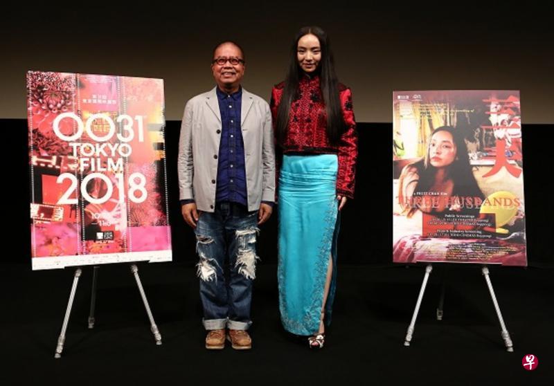 曾美慧孜(右)与导演陈果出席东京国际电影节的放映。(东京国际电影节提供) 曾美慧孜(右)与导演陈果出席东京国际电影节的放映。(东京国际电影节提供)