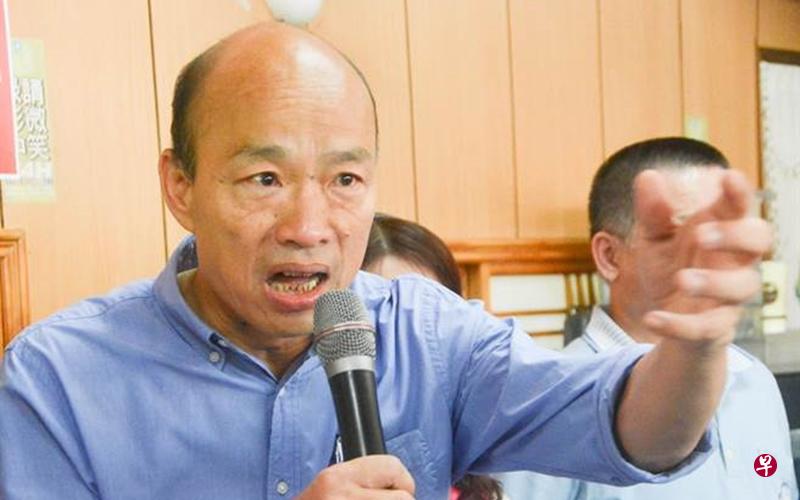 国民党高雄市长候选人韩国瑜。 国民党高雄市长候选人韩国瑜。