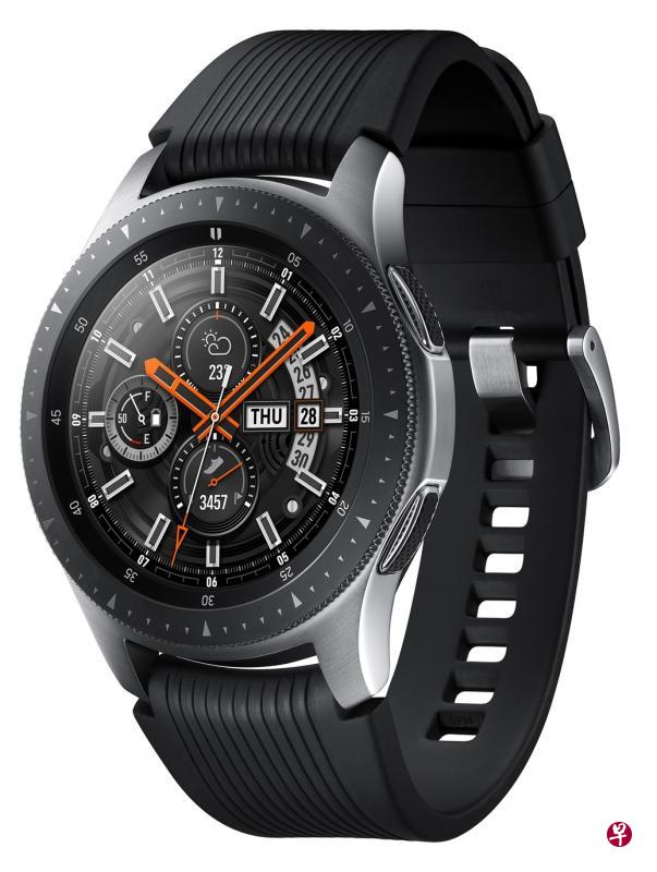 46mm的三星Galaxy Watch智能手表。 46mm的三星Galaxy Watch智能手表。