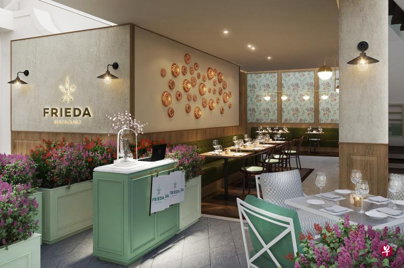 凯宾斯基餐饮店Frieda和Berthold Delikatessen进驻新加坡首都综合项目,预计在今年第四季开业。(鹏瑞利置地提供) 凯宾斯基餐饮店Frieda和Berthold Delikatessen进驻新加坡首都综合项目,预计在今年第四季开业。(鹏瑞利置地提供)