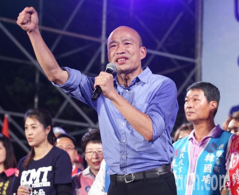 “韩国瑜现象”可能如同台北市长柯文哲一样,掀起南台湾政治涟漪。(互联网) “韩国瑜现象”可能如同台北市长柯文哲一样,掀起南台湾政治涟漪。(互联网)