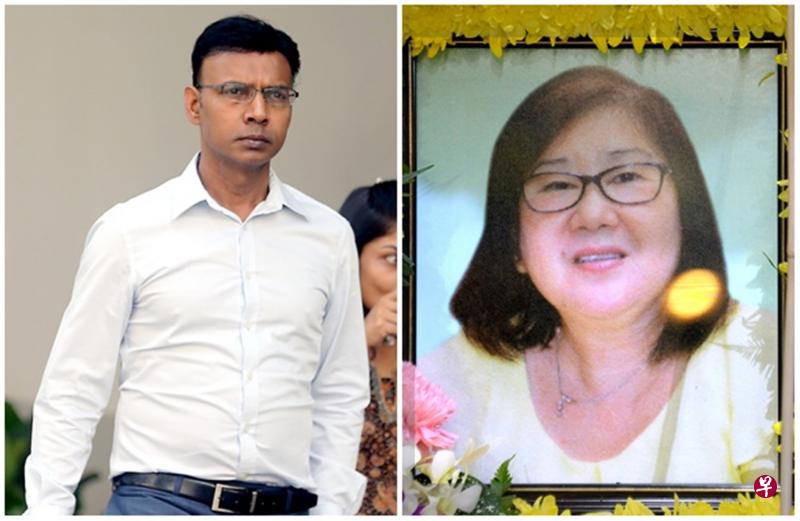 左图:被告苏尼尔古玛不服所判要上诉。(档案照)右图:死者陈佩琴。(档案照) 左图:被告苏尼尔古玛不服所判要上诉。(档案照)右图:死者陈佩琴。(档案照)