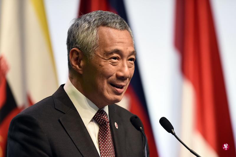 新加坡总理李显龙说,希望亚细安在2030年时能成为全球第四大经济体。(法新社) 新加坡总理李显龙说,希望亚细安在2030年时能成为全球第四大经济体。(法新社)