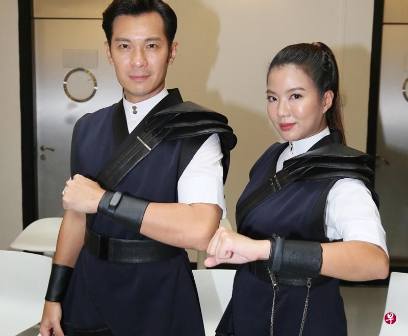 瑞恩和陈泓宇在剧中有不少对手戏及动作戏。(龙国雄 摄) 瑞恩和陈泓宇在剧中有不少对手戏及动作戏。(龙国雄 摄)