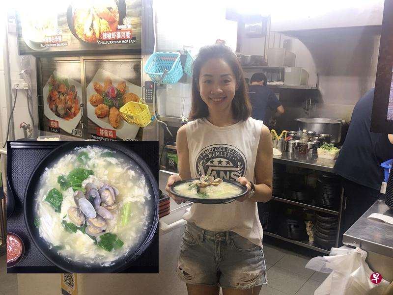 摊主龚佩霞想用便宜美味的食物回馈顾客。(张曦予 摄) 摊主龚佩霞想用便宜美味的食物回馈顾客。(张曦予 摄)