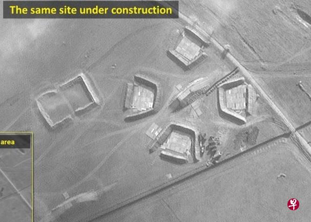 基地的导弹分成四组。(互联网) 基地的导弹分成四组。(互联网)