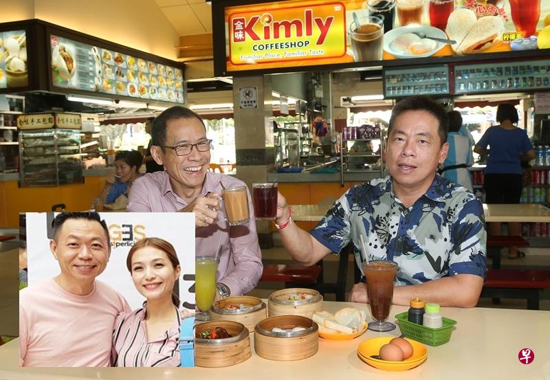 金味集团执行董事谢书强(左)和主席林喜烈被捕后已获保释。(档案照) 金味集团执行董事谢书强(左)和主席林喜烈被捕后已获保释。(档案照)