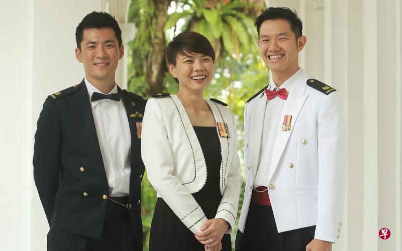 吴庆瑞指挥与参谋学院毕业典礼不久前在总统府举行,共有227名学员毕业。(林国明摄) 吴庆瑞指挥与参谋学院毕业典礼不久前在总统府举行,共有227名学员毕业。(林国明摄)