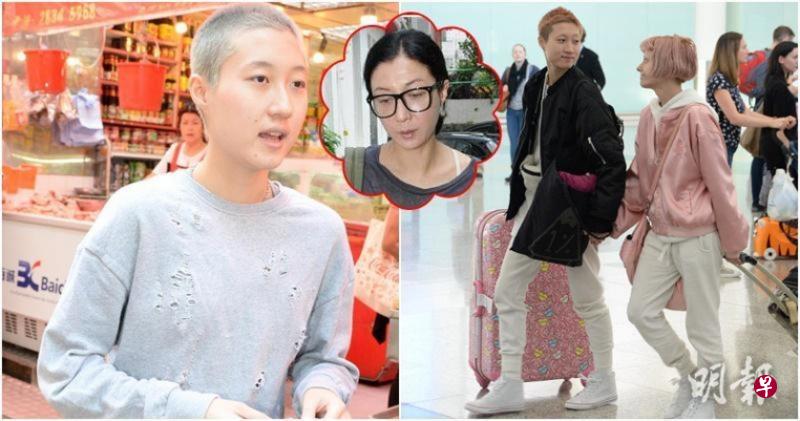 吴卓林(左)与Andi返港,投靠吴绮莉(小图)。 吴卓林(左)与Andi返港,投靠吴绮莉(小图)。