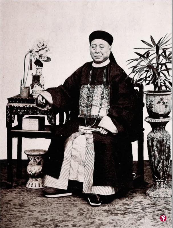 双林寺首要赞助人刘金榜官服像。 双林寺首要赞助人刘金榜官服像。