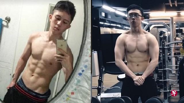 孙安佐晒健身影片。（互联网）
