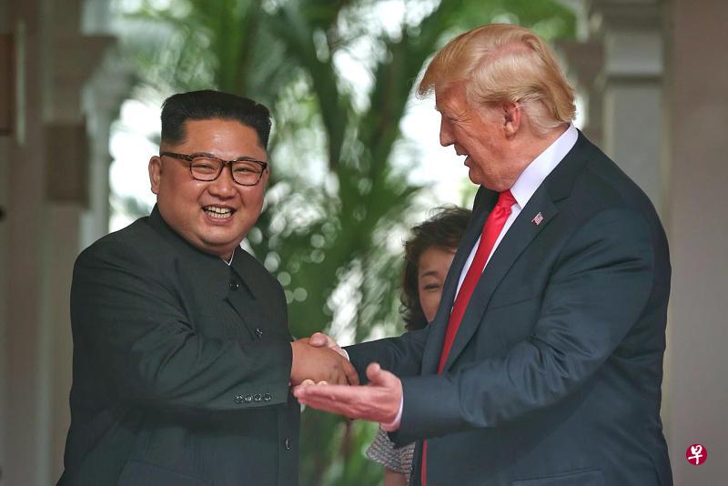 金正恩远赴新加坡与特朗普来一场史无前例的“特金会”。(档案照) 金正恩远赴新加坡与特朗普来一场史无前例的“特金会”。(档案照)
