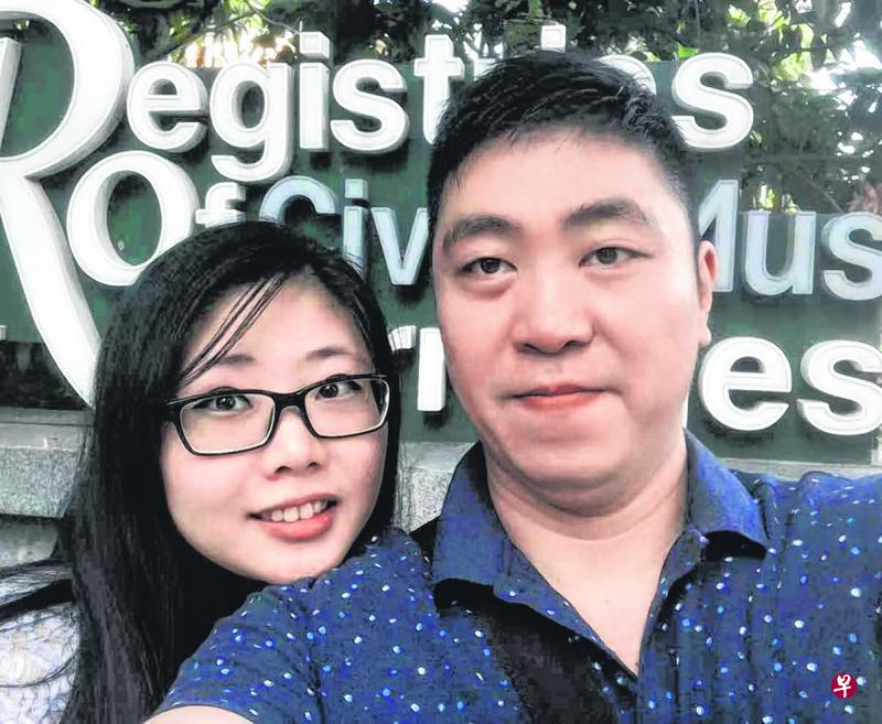 高宁与王燕婷相识一年半后共结连理。（高宁提供）