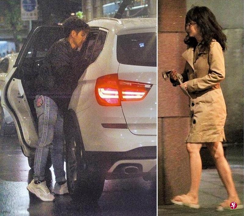 阿翔(左图)工作结束,直奔谢忻香闺,车内密会48分钟。(互联网) 阿翔(左图)工作结束,直奔谢忻香闺,车内密会48分钟。(互联网)