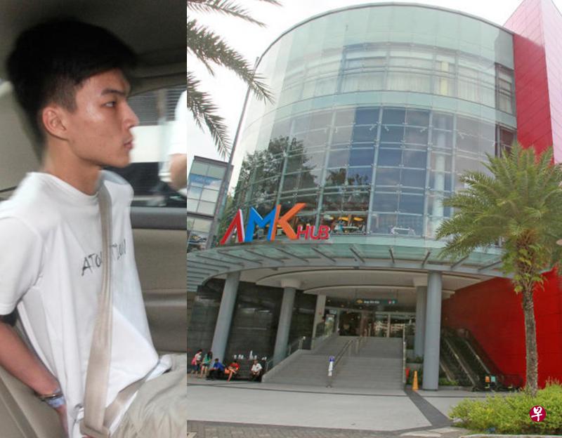 富婆将钱交给不同的“公安”，交钱的地点包括宏茂桥城附近公园；其中一名被告是20岁的吕裕忠，他去年5月在吉隆坡落网。（档案照）