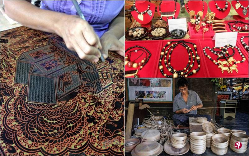 缅甸人的日常生活离不开漆器之美,保留传统手工艺技法和图案纹样之外,也将漆器现代化。 缅甸人的日常生活离不开漆器之美,保留传统手工艺技法和图案纹样之外,也将漆器现代化。