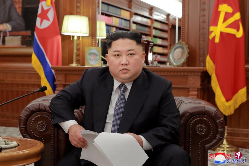 金正恩今年的新年贺词无论是内容还是形式,都让人耳目一新。(档案照/路透社) 金正恩今年的新年贺词无论是内容还是形式,都让人耳目一新。(档案照/路透社)