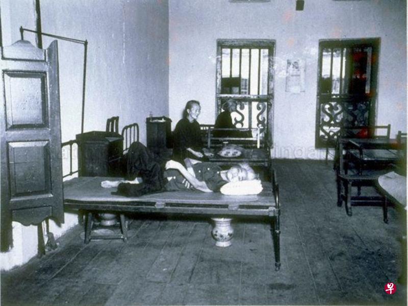 大难馆养病所内观。(档案照) 大难馆养病所内观。(档案照)