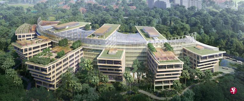 位于裕廊创新区的盛裕园区预计2021年建成,可容纳最多4000名员工。(盛裕控股集团提供) 位于裕廊创新区的盛裕园区预计2021年建成,可容纳最多4000名员工。(盛裕控股集团提供)