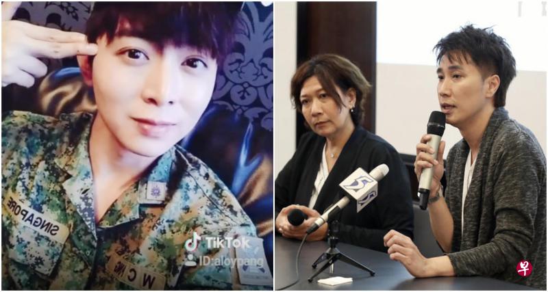 许振荣(右)昨午召开记者会,交代旗下艺人冯伟衷(左图)的伤势情况。(陈来福摄) 许振荣(右)昨午召开记者会,交代旗下艺人冯伟衷(左图)的伤势情况。(陈来福摄)