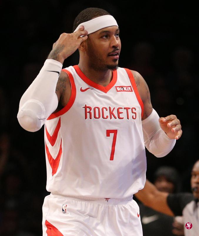 安东尼在16个赛季中场均得24分,6.5个篮板和3次助攻。(路透社) 安东尼在16个赛季中场均得24分,6.5个篮板和3次助攻。(路透社)