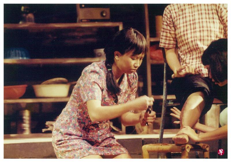 郭宝崑在1993年导演的《后代》剧照。 郭宝崑在1993年导演的《后代》剧照。