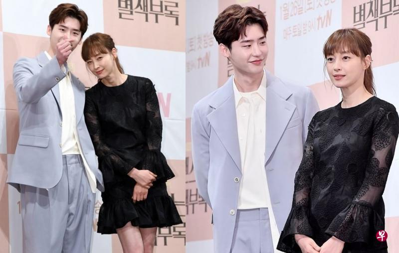 李钟硕(左图左)是演艺圈出了名的李娜英迷弟。(互联网) 李钟硕(左图左)是演艺圈出了名的李娜英迷弟。(互联网)