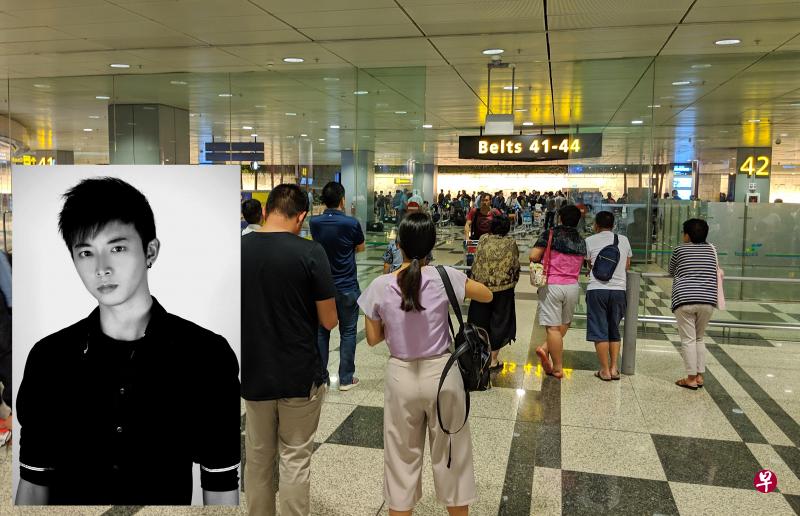 大批家长今天凌晨到机场接机。(赖凌杉摄) 大批家长今天凌晨到机场接机。(赖凌杉摄)