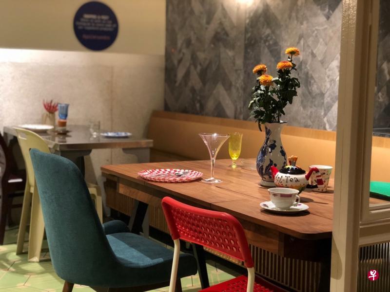 英国艺术家马丁·克里德将国家美术馆Gallery & Co咖啡座改成装置艺术《作品1343》,让访客体验极简主义。(国家美术馆提供) 英国艺术家马丁·克里德将国家美术馆Gallery & Co咖啡座改成装置艺术《作品1343》,让访客体验极简主义。(国家美术馆提供)