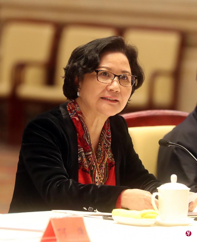 中国大陆全国人大代表、北大经济学者林毅夫的妻子陈云英上周访问台湾。(中新社资料图) 中国大陆全国人大代表、北大经济学者林毅夫的妻子陈云英上周访问台湾。(中新社资料图)