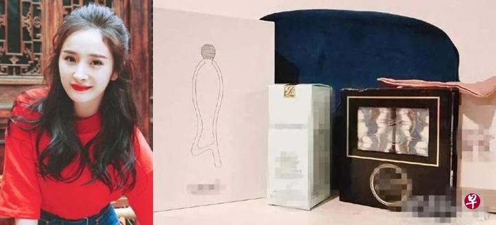 杨幂的礼盒很讲究。(互联网) 杨幂的礼盒很讲究。(互联网)