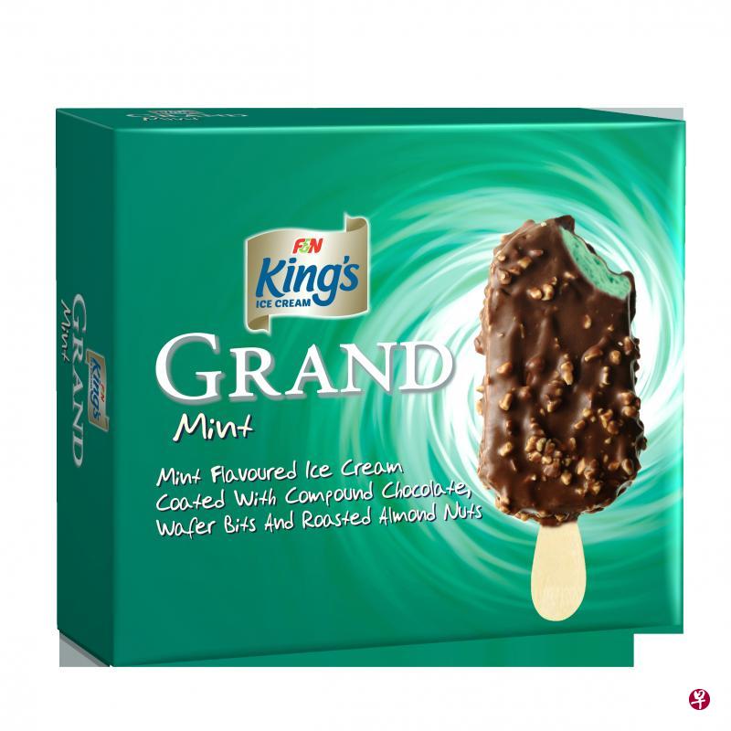 King's Grand Mint薄荷冰淇淋是薄荷及巧克力甜品。(商家提供) King's Grand Mint薄荷冰淇淋是薄荷及巧克力甜品。(商家提供)