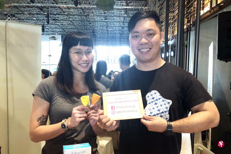 翁奇和吴启铨的情侣档在三年前共同创立公司“LiveLoveLuna”。(侯佩瑜摄) 翁奇和吴启铨的情侣档在三年前共同创立公司“LiveLoveLuna”。(侯佩瑜摄)