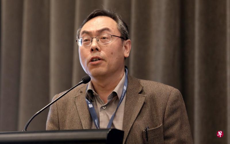 王锁劳:谁是真心希望中东和平稳定的一方?我确定是中国。(邝启聪 摄) 王锁劳:谁是真心希望中东和平稳定的一方?我确定是中国。(邝启聪 摄)