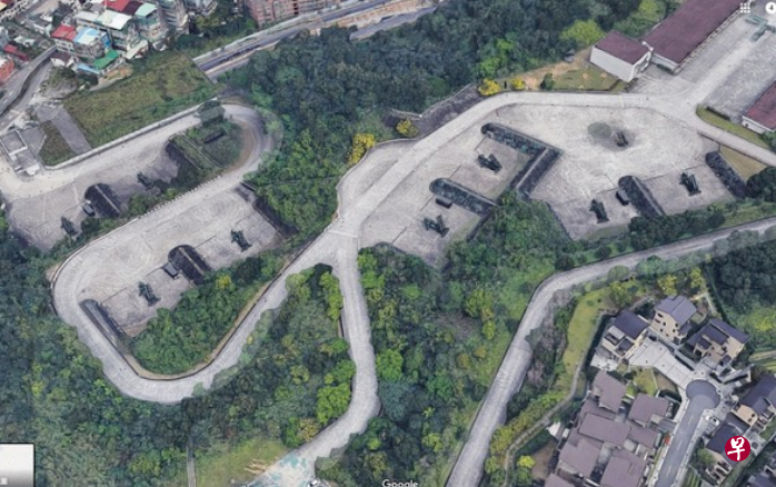 谷歌地图3D版意外曝光台湾的爱国者飞弹基地(互联网) 谷歌地图3D版意外曝光台湾的爱国者飞弹基地(互联网)