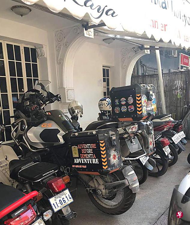肇祸电单车事后在金边一家酒店的停车场被发现。(Cambodia News English 提供) 肇祸电单车事后在金边一家酒店的停车场被发现。(Cambodia News English 提供)