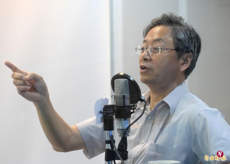 台湾前行政院长张善政宣布将参选总统。(自由时报) 台湾前行政院长张善政宣布将参选总统。(自由时报)