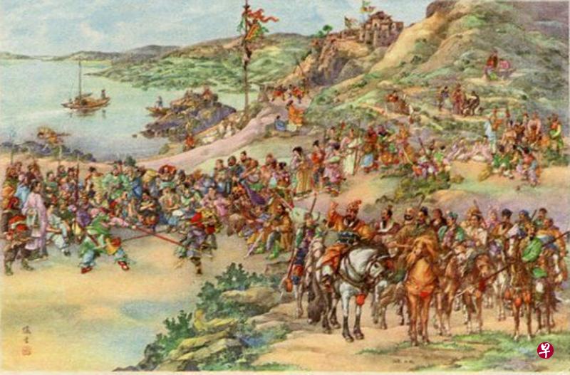 杨俊生作《水浒一百零八将》(互联网) 杨俊生作《水浒一百零八将》(互联网)